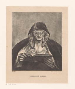 Okuyan yaşlı bir kadının portresi Rembrandt