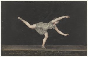 Dansçı Annette Köbler, Pas-de-Zephir sanatçısı by Bartholomeus Ziesenis
