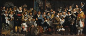Münster barışının kutlanması, 18 Haziran 1648, yaylı tüfekçi sivillerin karargahında