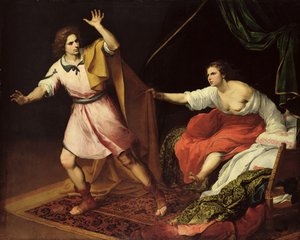 Joseph ve Potifar'ın Karısı by Bartolomé Esteban Murillo