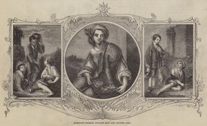 Murillo'nun İspanyol Köylü Çocukları ve Çiçek Kızı by Bartolomé Esteban Murillo