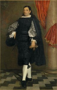Muhtemelen Ostigliani ailesinin bir üyesi olan 34 yaşında bir beyefendinin portresi by Bartolomé Esteban Murillo