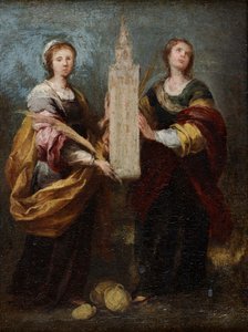 Aziz Justa ve Rufina, yaklaşık 1665 by Bartolomé Esteban Murillo