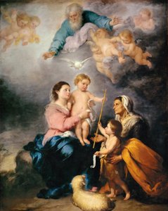 Kutsal Aile Sevilla Bakiresi by Bartolomé Esteban Murillo