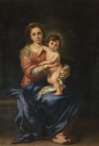 Bakire ve Çocuk, 1650. by Bartolomé Esteban Murillo