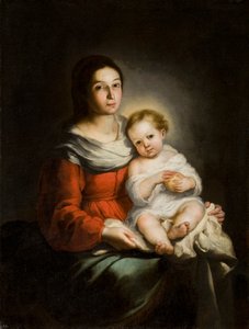 Bakire ve Çocuk, c. 1650. by Bartolomé Esteban Murillo