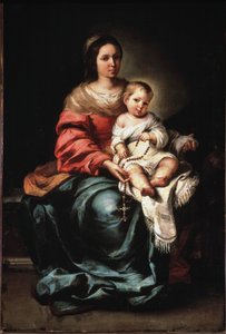 Tesbih Bakiresi - tuval üzerine yağlı boya, yaklaşık 1650 by Bartolomé Esteban Murillo