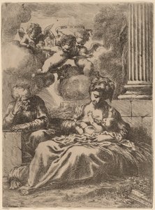 Bir Sütunla Kutsal Aile, c. 1655.