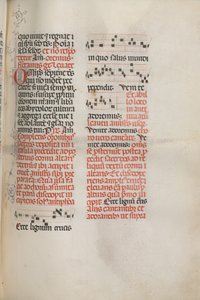 Yanlış satış: Fol. 148: Haç ağacına bakın için müzik..., 1469 by Bartolomeo Caporali