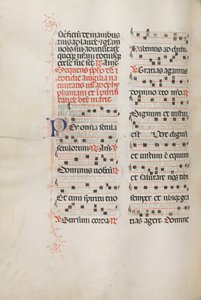 Yanlış satış: Fol. 176v: Çeşitli sıradan dualar için müzik, 1469. by Bartolomeo Caporali