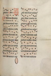 Yanlış satış: Fol. 189: Çeşitli dualar için müzik, 1469. by Bartolomeo Caporali