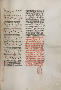 Yanlış satış: Fol. 190: Çeşitli dualar için müzik, 1469. by Bartolomeo Caporali
