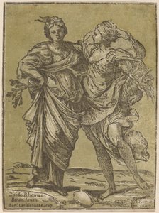 Barış ve Bolluk İttifakı by Bartolomeo Coriolano after Guido Reni