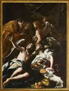 Abraham Lives the Three Angels, c.1694 (tuval üzerine yağlı boya)