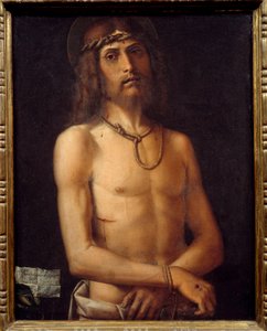 Ecce homo Tablo Bartolomeo Montagna (1450-1523) 15. yüzyıl Güneşi. 0,55x0,43 m
