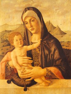 Bartolomeo Montagna tarafından oturan Madonna ve Çocuk (1450-1523 dolaylarında) by Bartolomeo Montagna