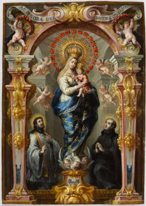 Our Lady of Good Counsel, c.1680 (bakır üzerine yağlıboya) by Bartolomeo Perez