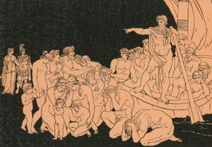 Charon ve Hayaletler by Bartolomeo Pinelli