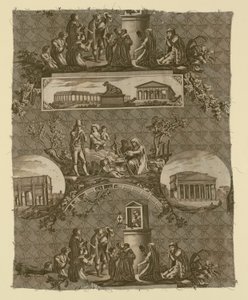 Le Romain (Romalı) (Döşeme Kumaşı) by Bartolomeo Pinelli
