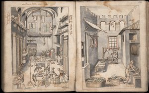 Yemek Kitabı Operası, 1570 by Bartolomeo Scappi