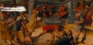 Sabinlere Tecavüz by Bartolomeo di David