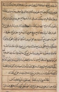 Bir Papağan Tuti-nama Masallarından sayfa: metin sayfası, yaklaşık 1560. by Basavana