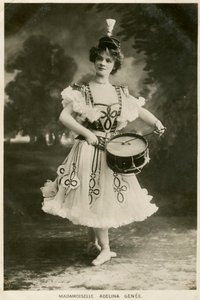 Adelina Genee, Danimarka doğumlu İngiliz balerin, c1906.