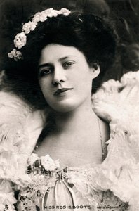 Rosie Boote 1878-1958, İngiliz aktris, 1905.