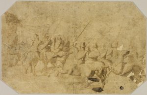 Bir Süvari Şirketi by Battista Franco