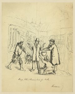 Satılık köpekler, saksılar ve salatalıklar. Moskova by Bayard Taylor