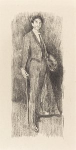Kont Robert de Montesquiou by Beatrice Godwin Whistler after James McNeill Whislter