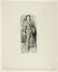 Kont Robert de Montesquiou by Beatrix Godwin Whistler