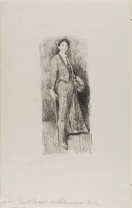 Kont Robert de Montesquiou by Beatrix Godwin Whistler