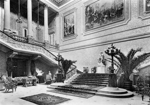 Büyük salon, Stafford Evi, 1908.