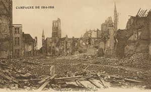 Rue de Verger, 27 Haziran 1915 by Belgian Photographer