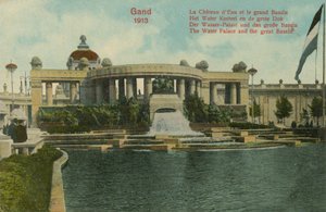 Su Sarayı ve Büyük Havza, Ghent, 1913. 1913