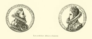 Albert VII, Avusturya Arşidükü ve İspanya Isabella, İspanyol Hollanda Valileri by Belgian School