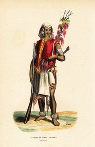 Atoni savaşçısı Kupang, Batı Timor, Endonezya by Belgian School
