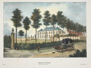 Corioule Kalesi, 1895 dolayları (fotokrom) by Belgian School