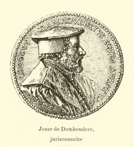 Joos de Damhouder, Flaman avukat by Belgian School