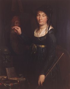 Bir Sanatçının Portresi (Otoportre?) 1800 (tuval üzerine yağlı boya) by Belgian School