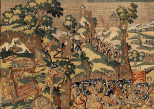 Cyrus II The Great'in Öyküsü, c.1590 (goblen) by Belgian School