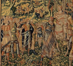 Cyrus II The Great'in Öyküsü, c.1590 (goblen) by Belgian School