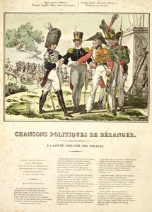 Milletlerin Kutsal İttifakı, Chansons Politiques de Beranger, 1815-1818 by Belgian School