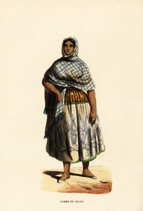 Xalapa şehrinin kadını, Veracruz, Meksika by Belgian School