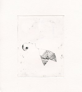 Meandering Thoughts 2, 2017, (tuval üzerinde kuru nokta)