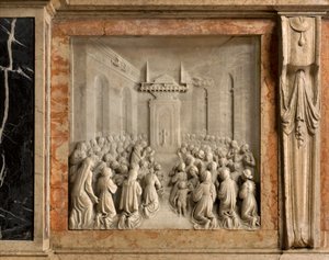 Crypt, Ark of Saints Marcellinus ve Peter Exorcist, Benedict Briosco 1506-08, Doves Mucizesi
