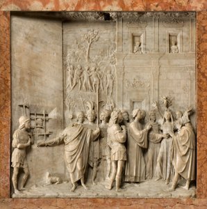 Crypt, Ark of Saints Marcellinus ve Peter Exorcist, Benedict Briosco 1506-08, Saint Peter Pauline of the Demon