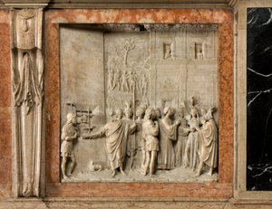 Crypt, Ark of Saints Marcellinus ve Peter Exorcist, Benedict Briosco 1506-08, Saint Peter Pauline of the Demon