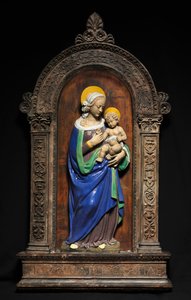 Bakire ve Çocuk, 1500-1510. by Benedetto Buglioni
